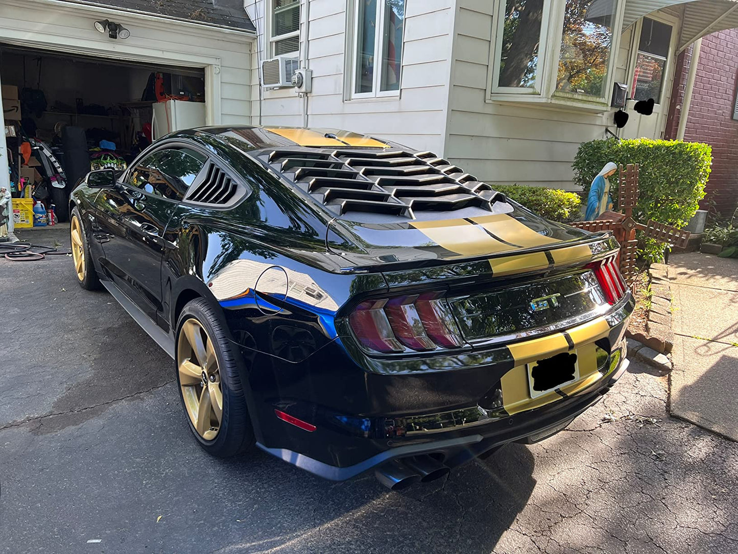 Rear & Side Window Louvers Cover Set for Chevy Camaro 2010-2015