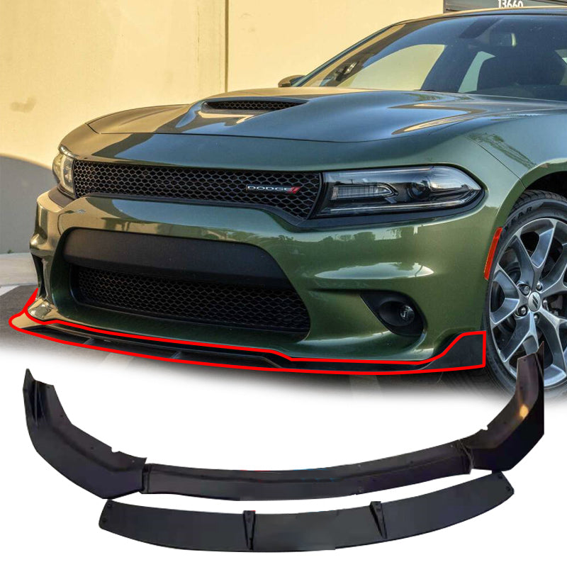 Front Bumper Lip Splitter for 2022-2023 Dodge Charger SRT Widebody 4PCS