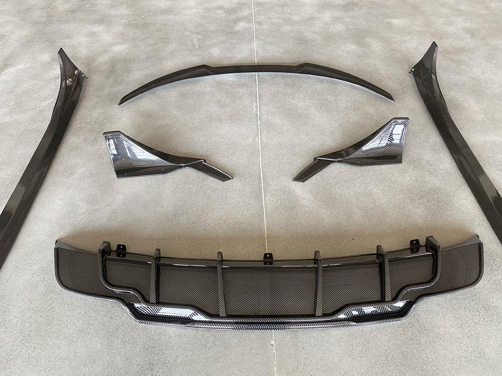 Full Body Kits for 2019-2023 Tesla Model 3 Front Splitter / Rear Diffuser / Side Skirts / Spoiler