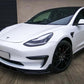 Full Body Kits for 2019-2023 Tesla Model 3 Front Splitter / Rear Diffuser / Side Skirts / Spoiler