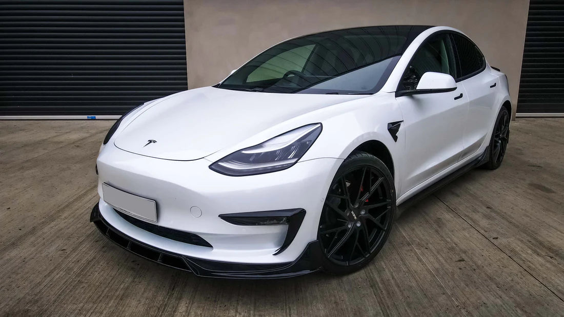 Full Body Kits for 2019-2023 Tesla Model 3 Front Splitter / Rear Diffuser / Side Skirts / Spoiler