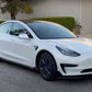 Full Body Kits for Tesla Model 3 2017-2023, 11PCS, Front Splitter Lip, Rear Diffuser, Side Skirts, Spoiler,Lamp Eyebrow Wind Knife Leaf Board Wind Knife