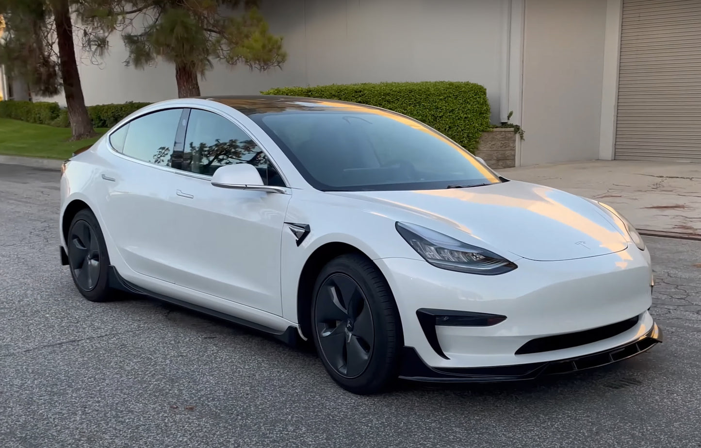 Full Body Kits for Tesla Model 3 2017-2023, 11PCS, Front Splitter Lip, Rear Diffuser, Side Skirts, Spoiler,Lamp Eyebrow Wind Knife Leaf Board Wind Knife