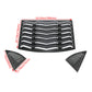 Rear & Side Window Louvers Cover Set for Chevy Camaro 2010-2015