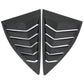 Rear & Side Window Louvers Cover Set for Chevy Camaro 2010-2015